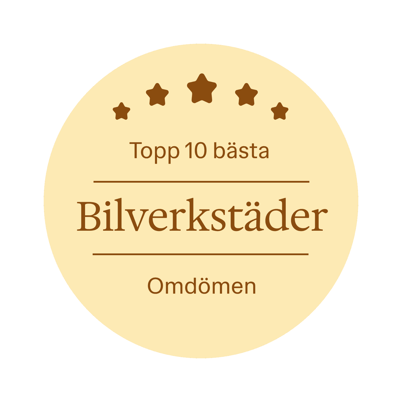 Topp 10 bästa bilverkstäder baserat på omdömen